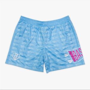 Baseball Lifestyle 101, Pennant Shorts - Cotton Candy Blue. NWT